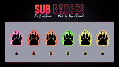 Kira Amano Sub Badges