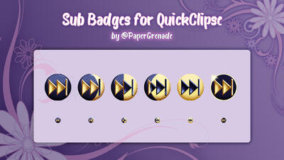 QuickClipse Sub Badges
