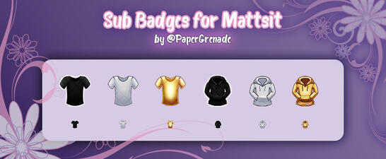 Mattsit Sub Badges