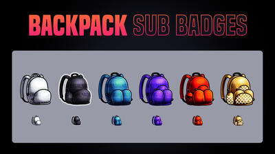 Backpack Sub Badges
