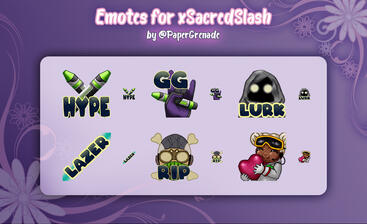 xSacredSlash Emotes