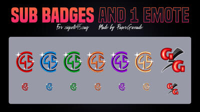 zigcolt45zag Emote and Sub Badges